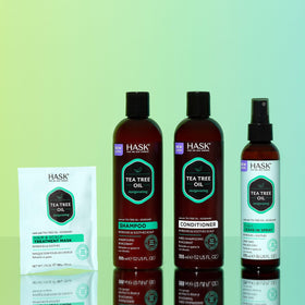 HASK products packed in travel pouch showing portability and on-the-go styling benefits
