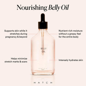 HATCH close-up pump and oil texture showing fast absorption benefit