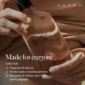 HATCH lifestyle image of expecting mother showing comfort benefit