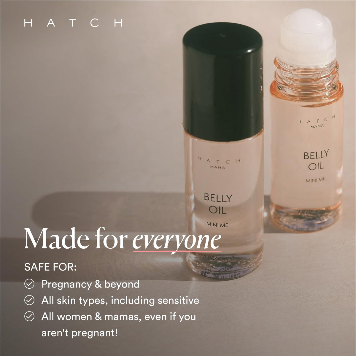 HATCH in a bedroom scene with pregnant woman illustrating comfort benefit