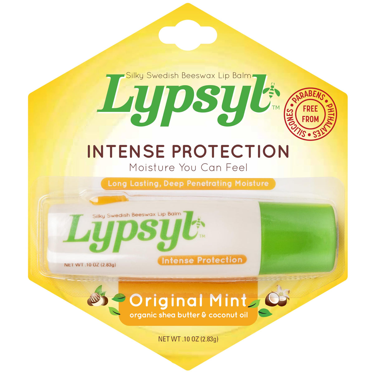 HATOLDLIY Lypsyl front packaging showing ten mint lip balm tubes for easy storage