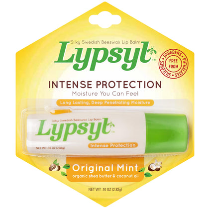 HATOLDLIY Lypsyl front packaging showing ten mint lip balm tubes for easy storage
