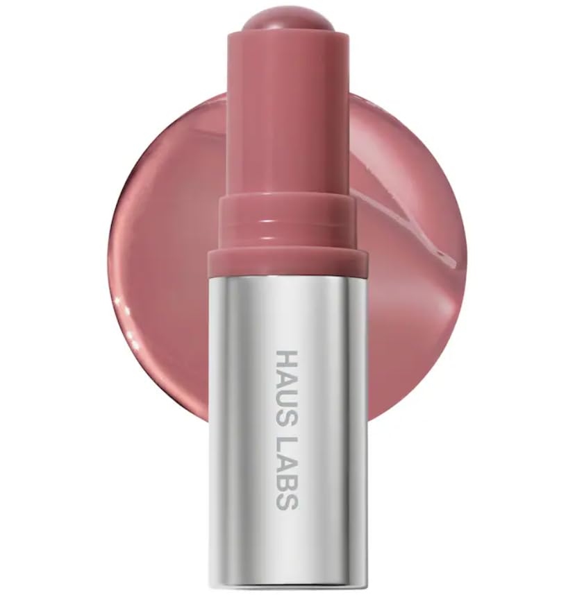 HAUS LABS BY LADY GAGA front packaging showing Glassy Hibiscus and benefits