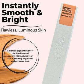 Haus Labs concealer being dispensed to show applicator precision and controlled coverage