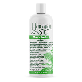 Hawaiian Silky front packaging showing large 32 fl oz bottle and benefits