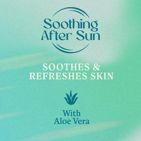 Hawaiian Tropic label detail highlighting aloe and vitamin E content