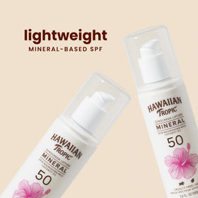 Hawaiian Tropic close-up of creamy milk texture for easy absorption