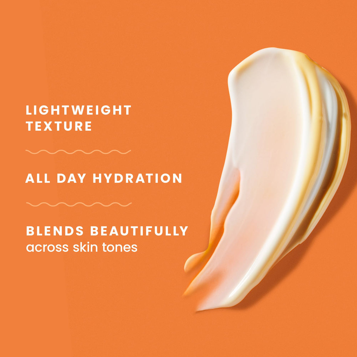 Hawaiian Tropic applied on arm showing smooth blend and non-greasy finish