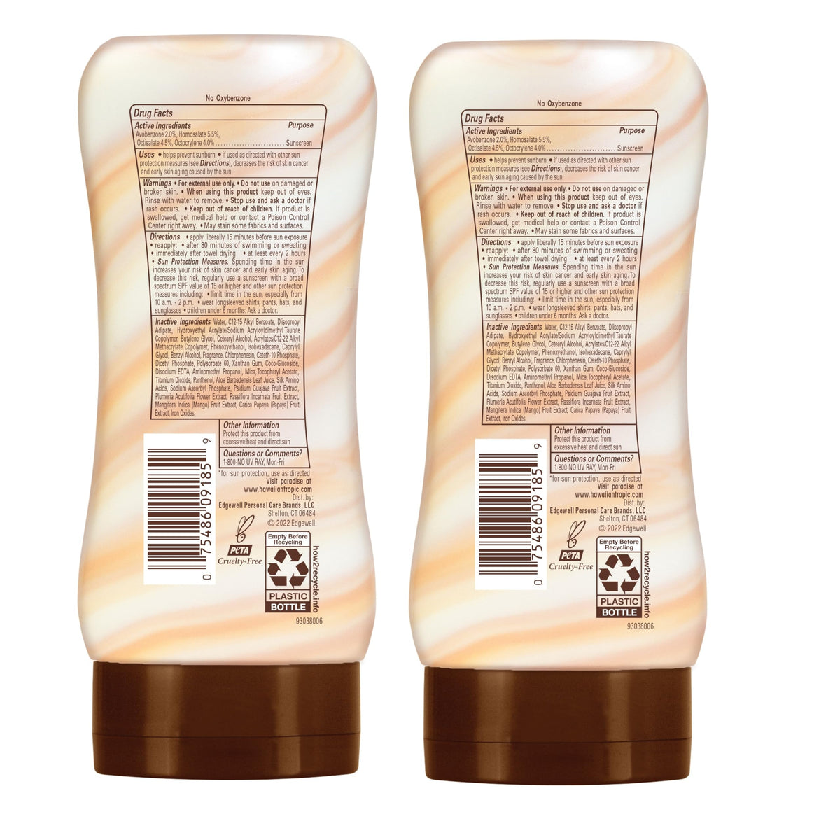Hawaiian Tropic on a towel at the beach evoking hydration, scent, and outdoor use