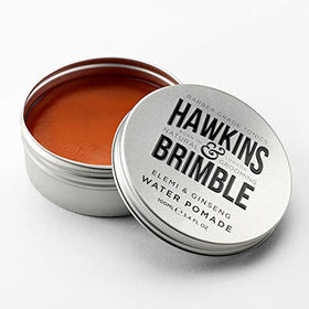 Hawkins & Brimble rinse demo with water illustrating easy washout and low residue benefit