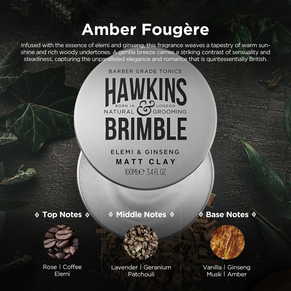 Hawkins & Brimble model with tousled matte hairstyle illustrating natural look and daywear confidence