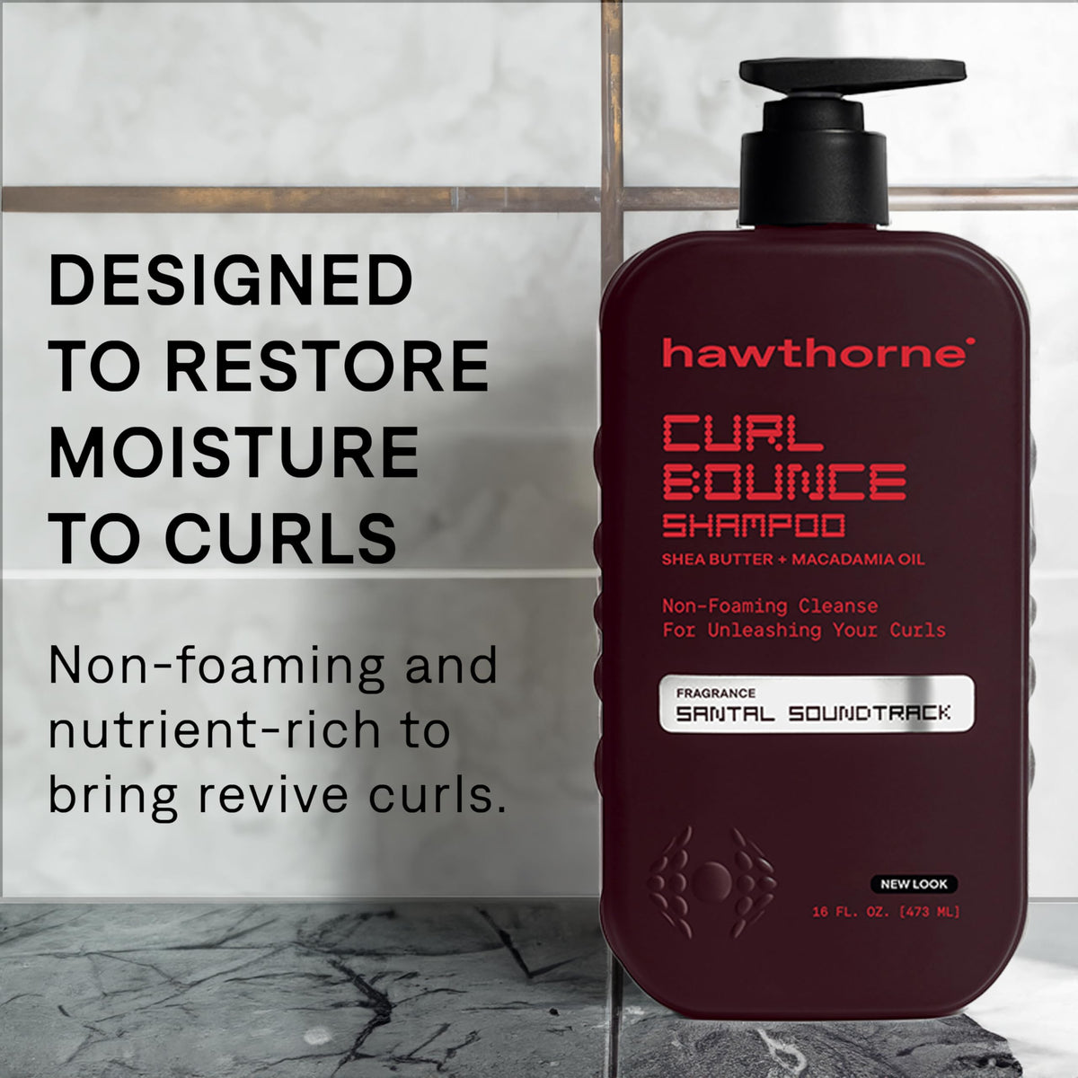 Hawthorne back label close-up listing ingredients and usage benefits