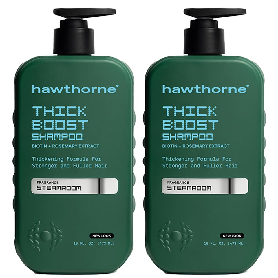 Hawthorne front packaging showing two 16 fl oz bottles and eucalyptus-mint scent benefit