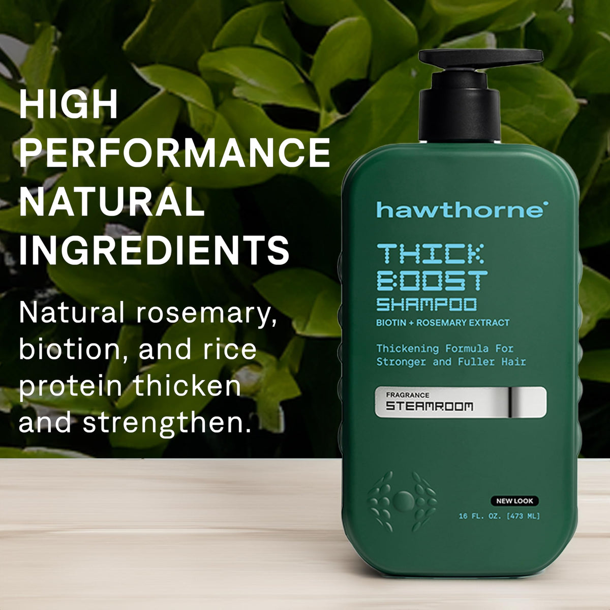 Hawthorne pump close-up demonstrating easy dispensing and tidy shower use benefit