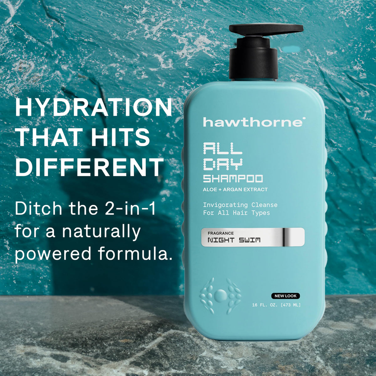 Hawthorne label close-up showing ingredients and transparency benefit
