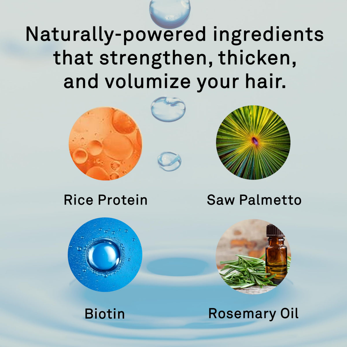 Hawthorne shampoo texture foam on palm showing lather and gentle cleansing benefit