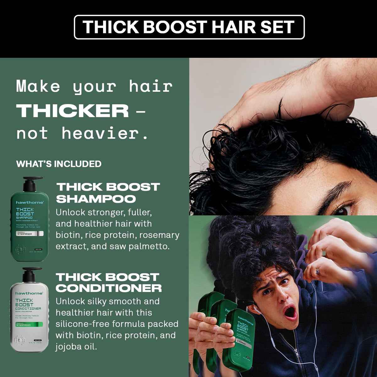 close-up lather of Hawthorne shampoo illustrating rich foam and gentle cleanse