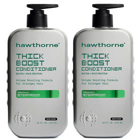 Hawthorne front packaging showing two 16 fl oz bottles and product benefits