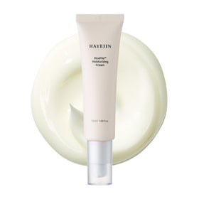 HAYEJIN front jar shot showing clean minimalist packaging and product benefit