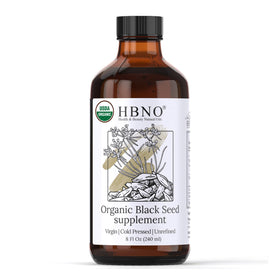 HBNO front packaging view showing label and USDA organic trust