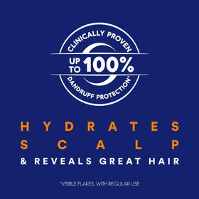 Applying Head & Shoulders to scalp to target flakes and calm irritation effectively