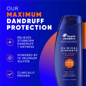 Head & Shoulders back label with ingredients and directions for safe, informed use