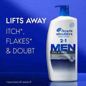 head & shoulders back label with directions and ingredient callouts for informed use