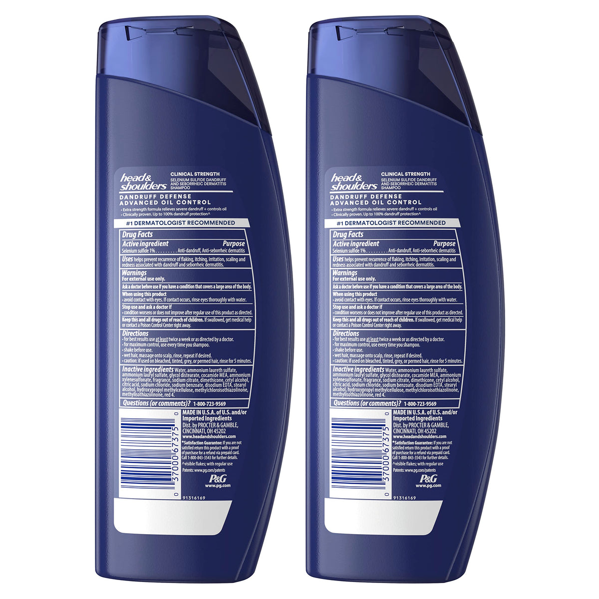 Close-up of Head & Shoulders bottle cap dispensing product for controlled application