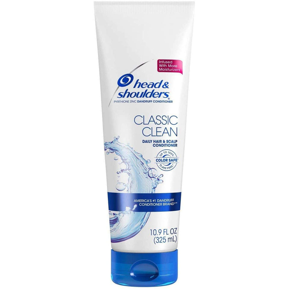 Head & Shoulders front bottle showing label and size, reassuring flake control benefit