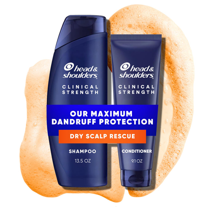 Head & Shoulders front packaging showing duo and benefit of maximum dandruff protection