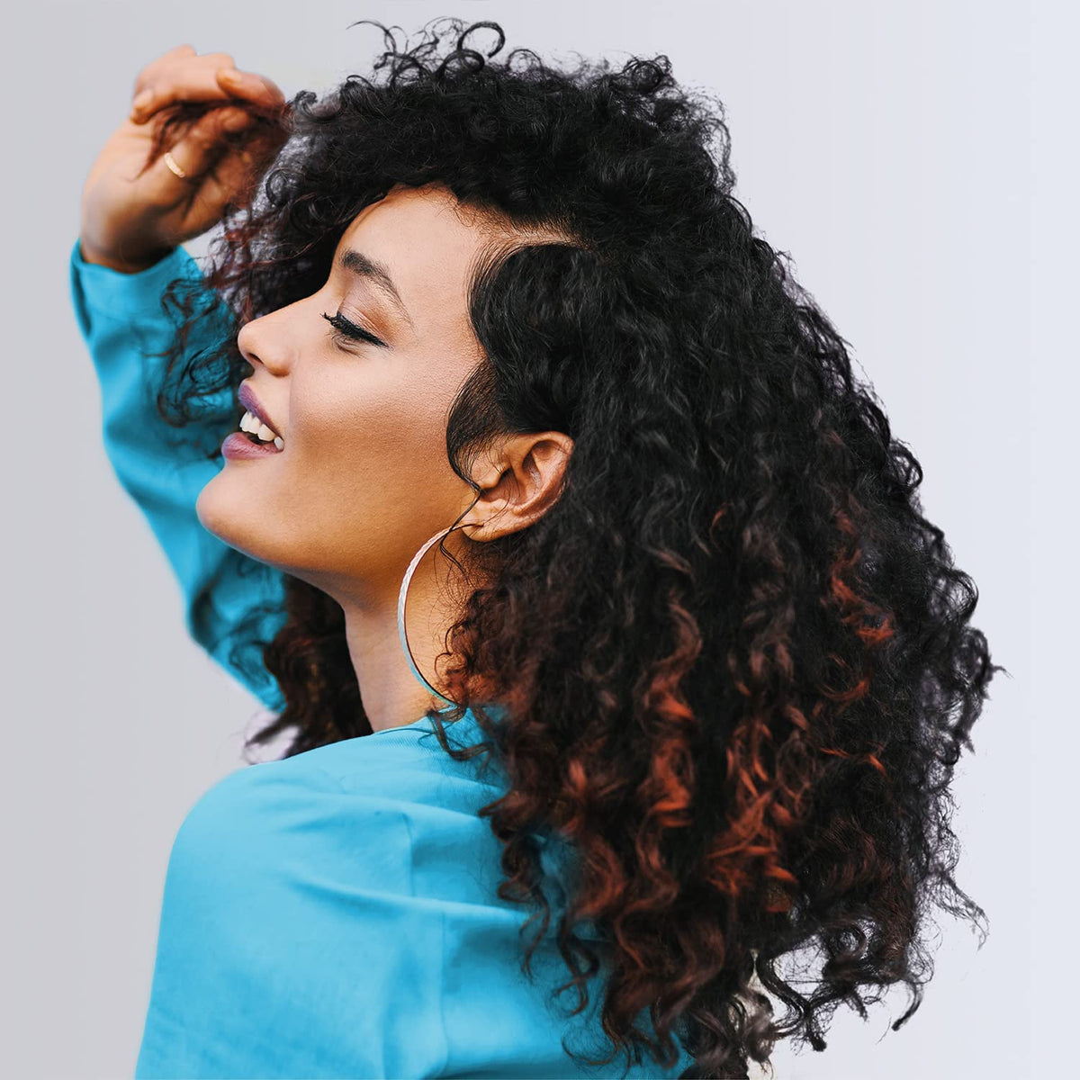 Head & Shoulders conditioned hair texture showing smooth, strengthened strands