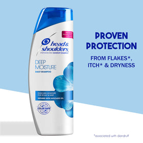 Head & Shoulders back label with ingredients list for informed ingredient review