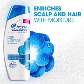 Head & Shoulders creamy shampoo texture highlighting moisturizing consistency benefit