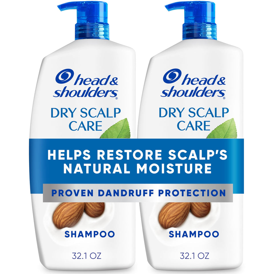 Head & Shoulders twin pack front packaging showing value and anti-dandruff benefit