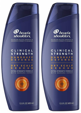 Head & Shoulders front packaging showing clinical-strength label and active ingredient benefits