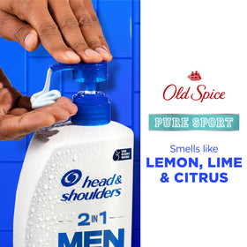 Head & Shoulders bottle back label with ingredient list ensuring informed choice benefit
