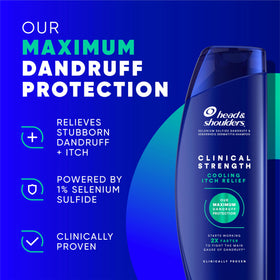 Head & Shoulders pump and cap detail emphasizing easy dispensing convenience