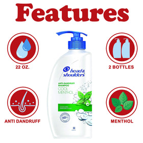 Head & Shoulders pump top dispensing controlled shampoo for mess-free use