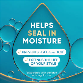 Head & Shoulders being applied to scalp demonstrating targeted relief and itch control