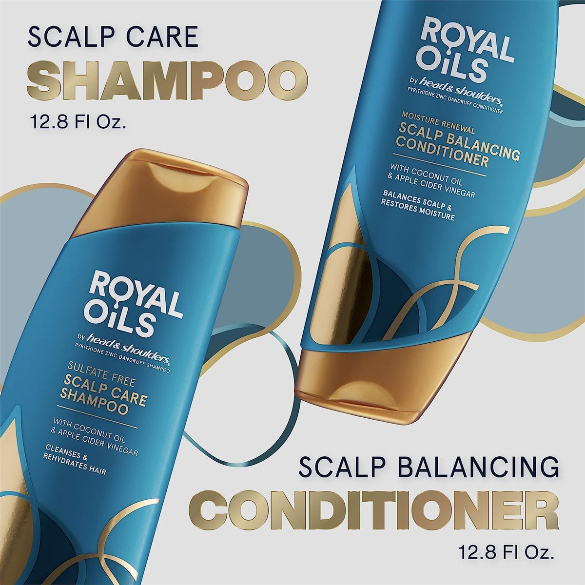 Head & Shoulders shampoo pour showing creamy texture and lather benefit