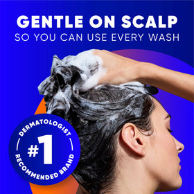 Shampoo lather texture from Head & Shoulders demonstrating gentle effective cleansing