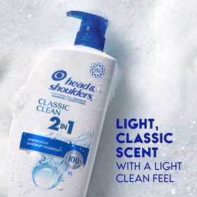 Head & Shoulders being applied to scalp demonstrating targeted shampooing