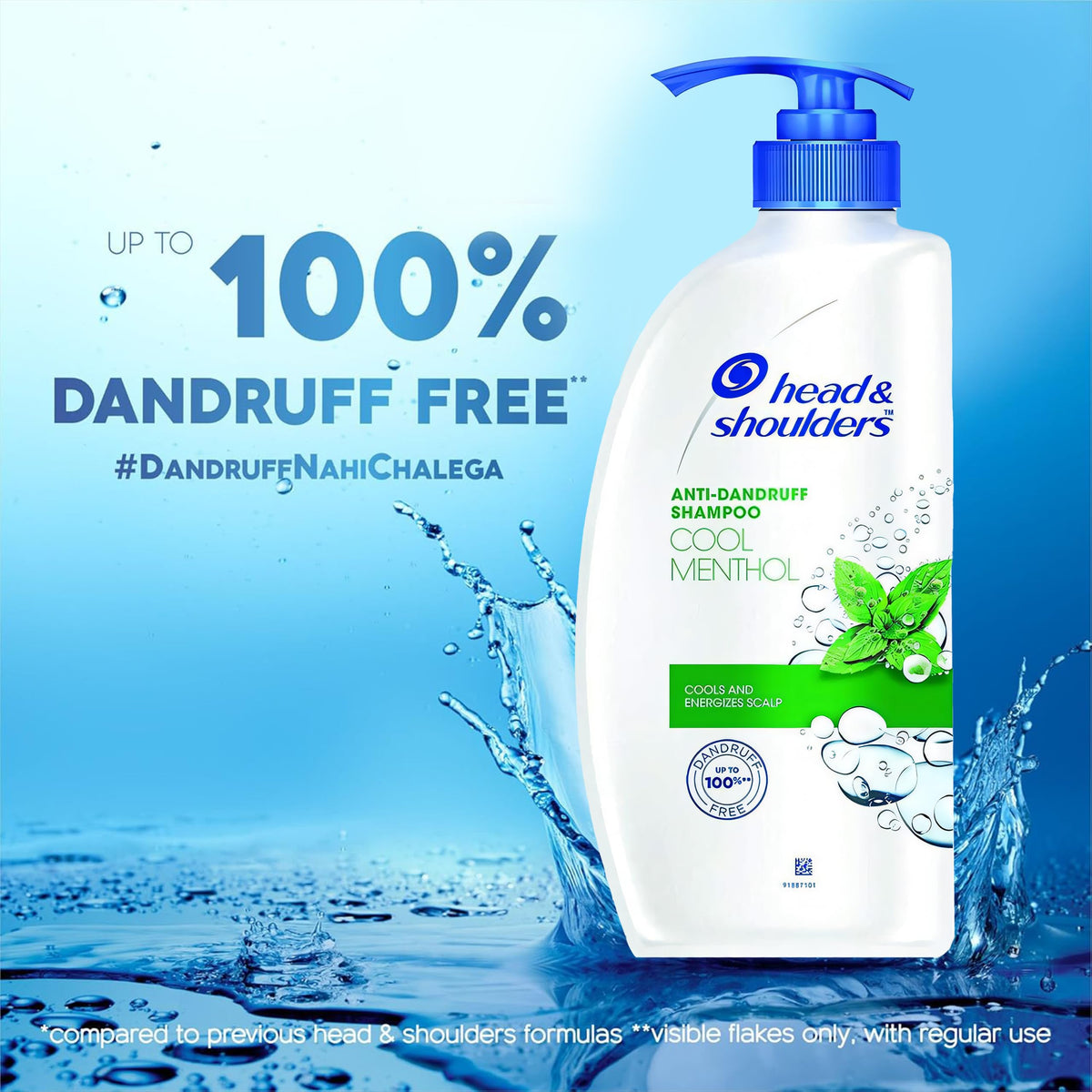 Head & Shoulders creamy shampoo lather close-up delivering deep scalp cleaning
