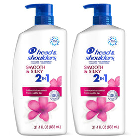 Head & Shoulders front packaging showing twin pack and benefits