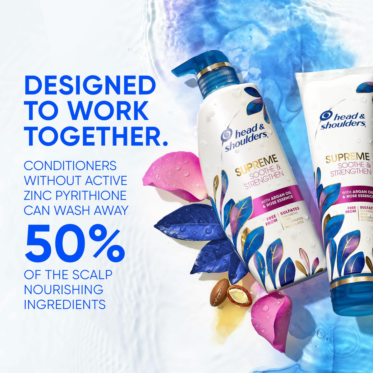 Head & Shoulders argan oil close-up to show nourishing ingredient benefits