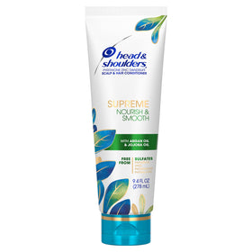 Head & Shoulders pump and cap detail showing easy dispensing for controlled use