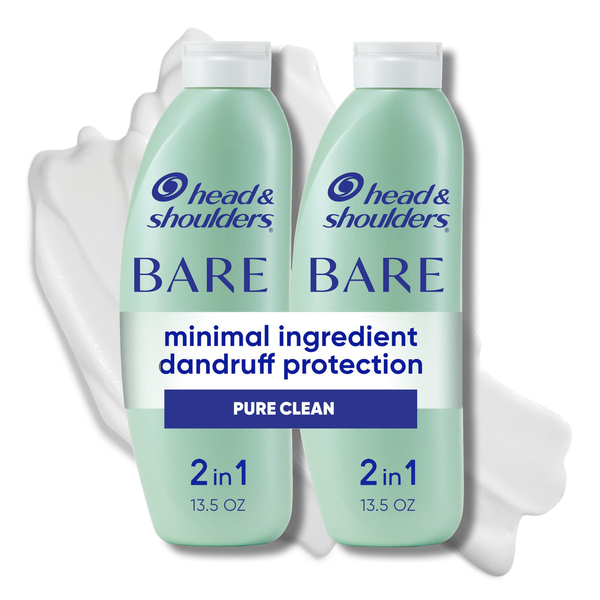 Head & Shoulders front packaging showing twin bottles and branding for clear identification and trust