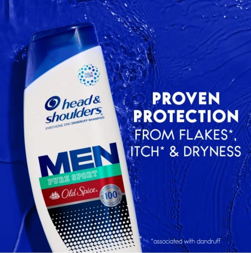 Head & Shoulders bottle beside ruler showing compact size benefit