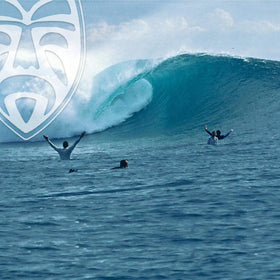 Headhunter lifestyle surf use on athlete showing durable water-resistant benefit