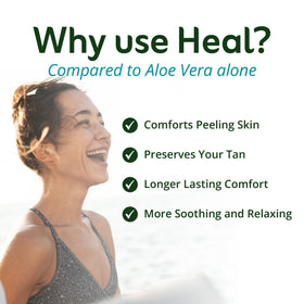 Heal by InnovaCorium foam texture close-up highlighting airy absorption and cooling feel